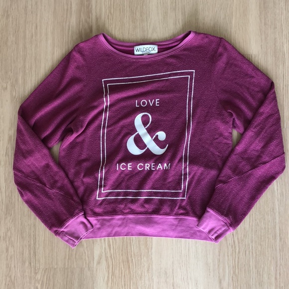 Wildfox Love & Ice Cream Baggy Beach Jumper - Picture 2 of 11